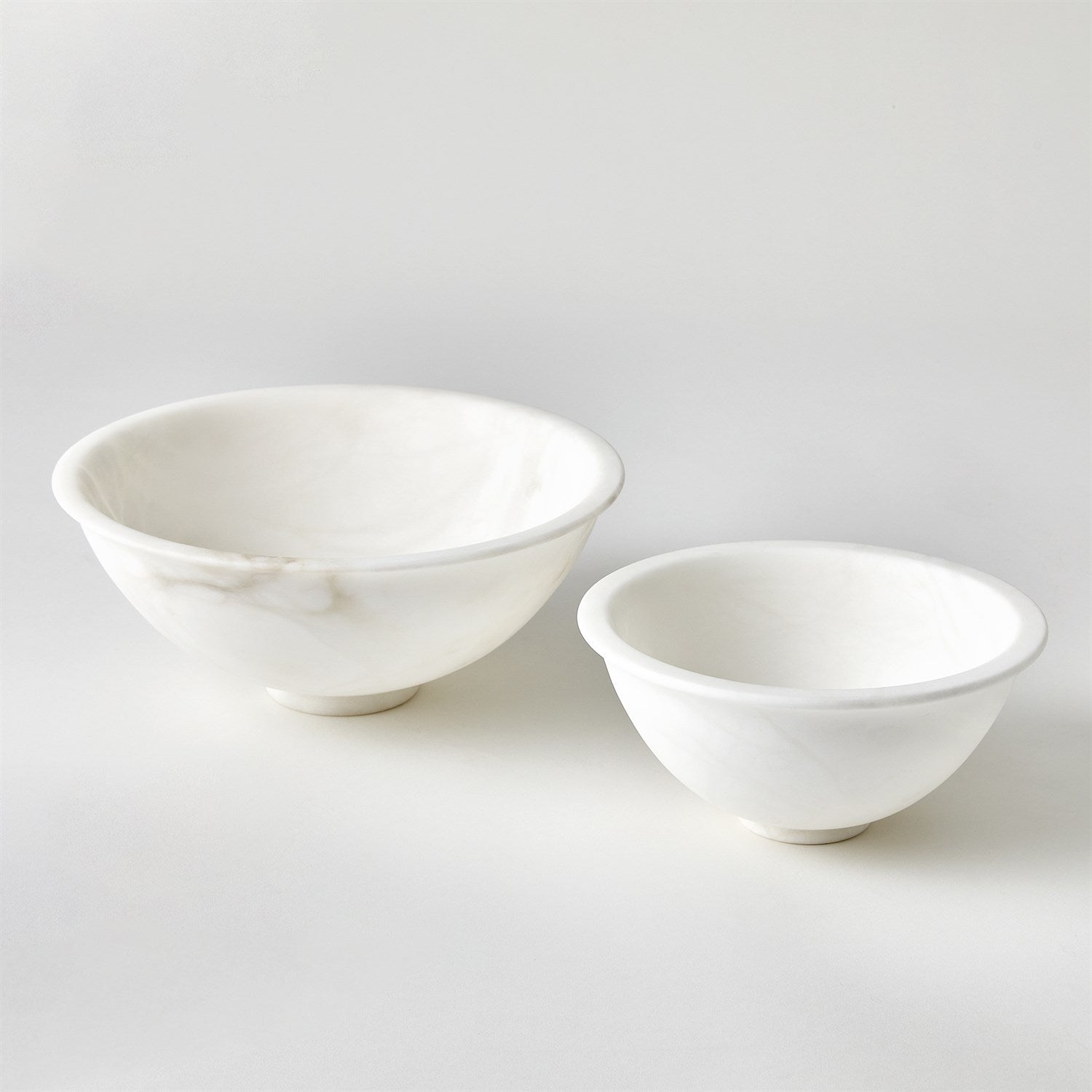 Global Views White Oiled Alabaster Bowl