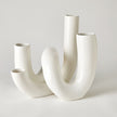 Global Views Matte White Cellentani Vase Set