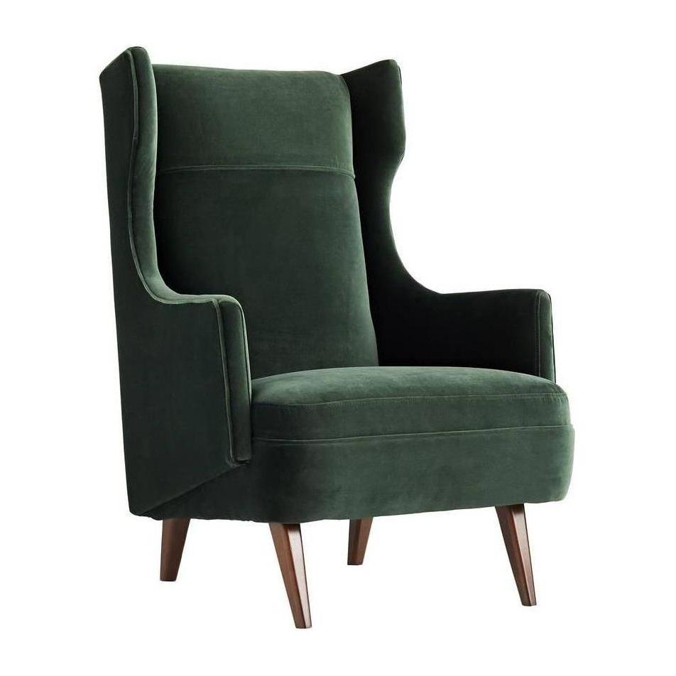 Arteriors Budelli Wing Chair Forest Velvet