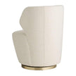 Arteriors Poppy Chair Cloud Boucle Champagne Swivel