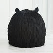 Global Views Black La Chatte Pillow Clearance