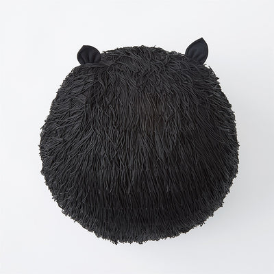Global Views Black La Chatte Pillow Clearance