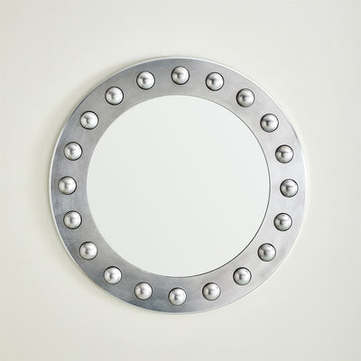 Global Views Silver Embedded Sphere Mirror Clearance