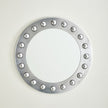 Global Views Silver Embedded Sphere Mirror Clearance