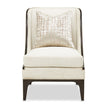 Michael Amini Paris Chic Accent Chair - Cremini/Espresso
