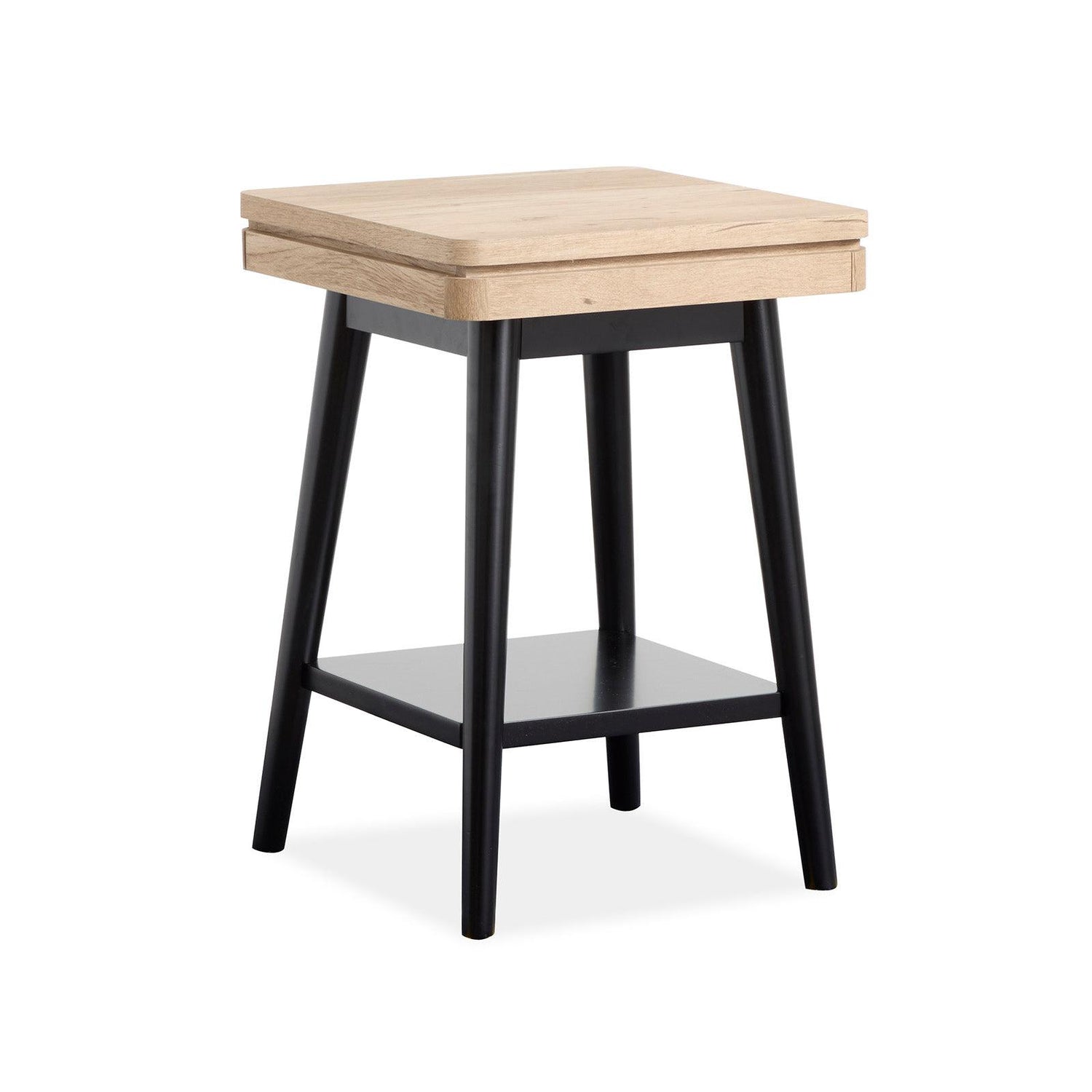 Magnussen Home Fletcher Driftwood Square Accent Table