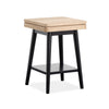 Magnussen Home Fletcher Driftwood Square Accent Table