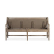 Magnussen Home Paxton Place Dovetail Grey Bench With Back