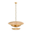 Arteriors Florko Gold Leafed Chandelier