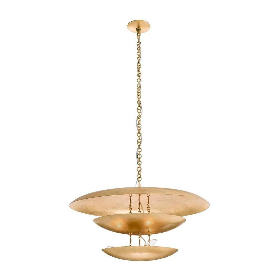 Arteriors Florko Gold Leafed Chandelier