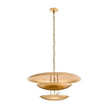 Arteriors Florko Gold Leafed Chandelier