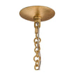 Arteriors Florko Gold Leafed Chandelier