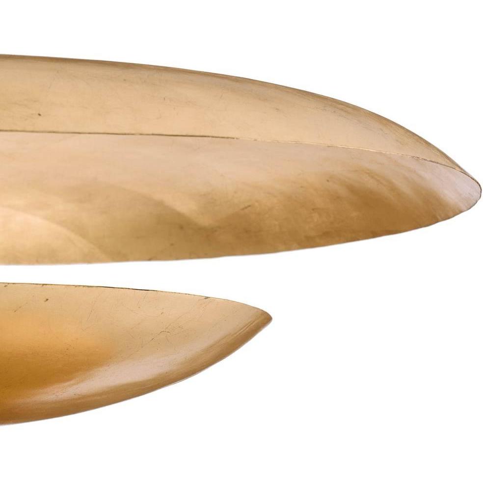 Arteriors Florko Gold Leafed Chandelier