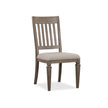 Magnussen Home Lancaster Dovetail Grey Upholstered Side Chair Set of 2