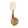 Hudson Valley Lighting Cohasset 1 Light 4.75 inch Aged Brass Wall Sconce Wall Light