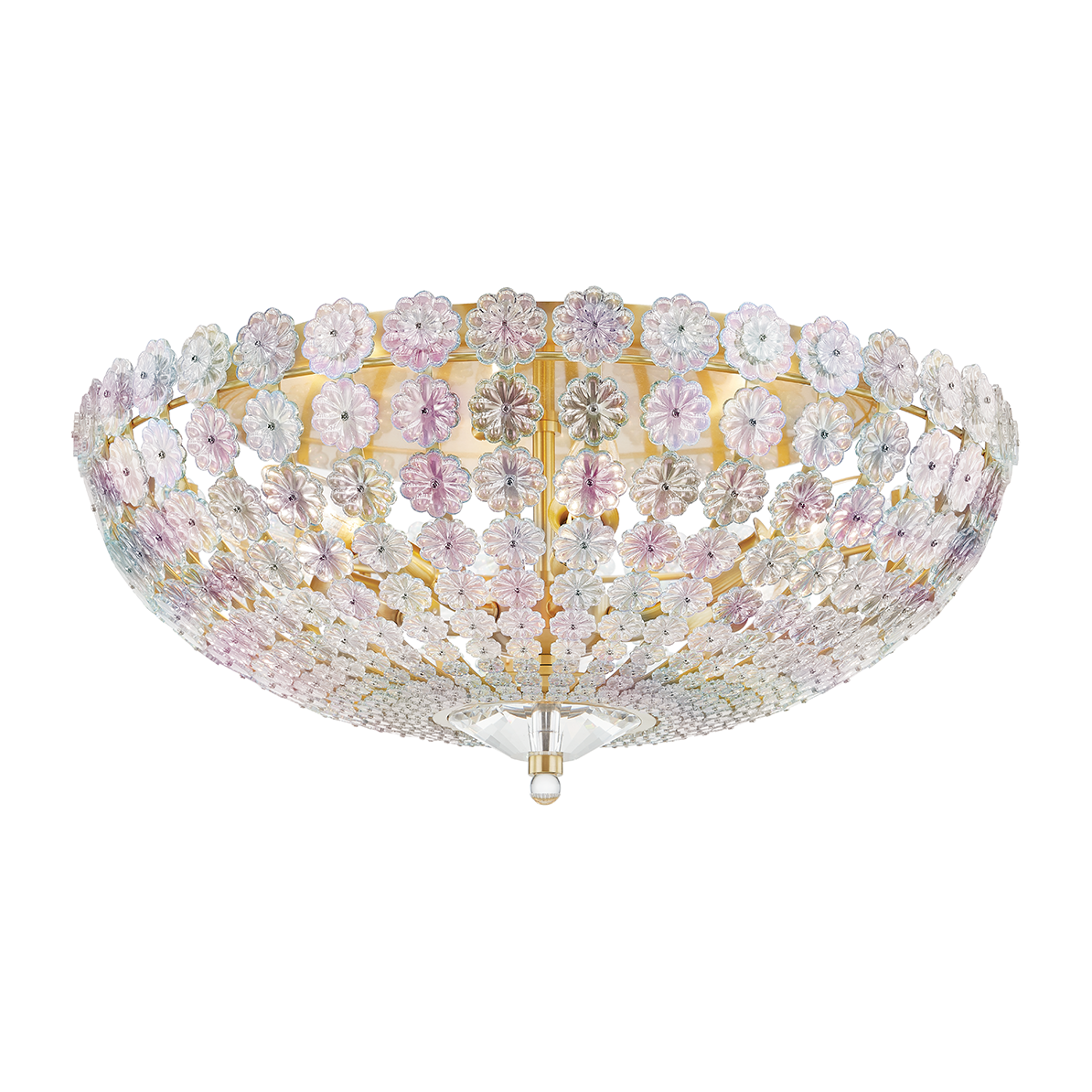 Hudson Valley Lighting Floral Park 6 Light 21 inch Semi Flush Ceiling Light