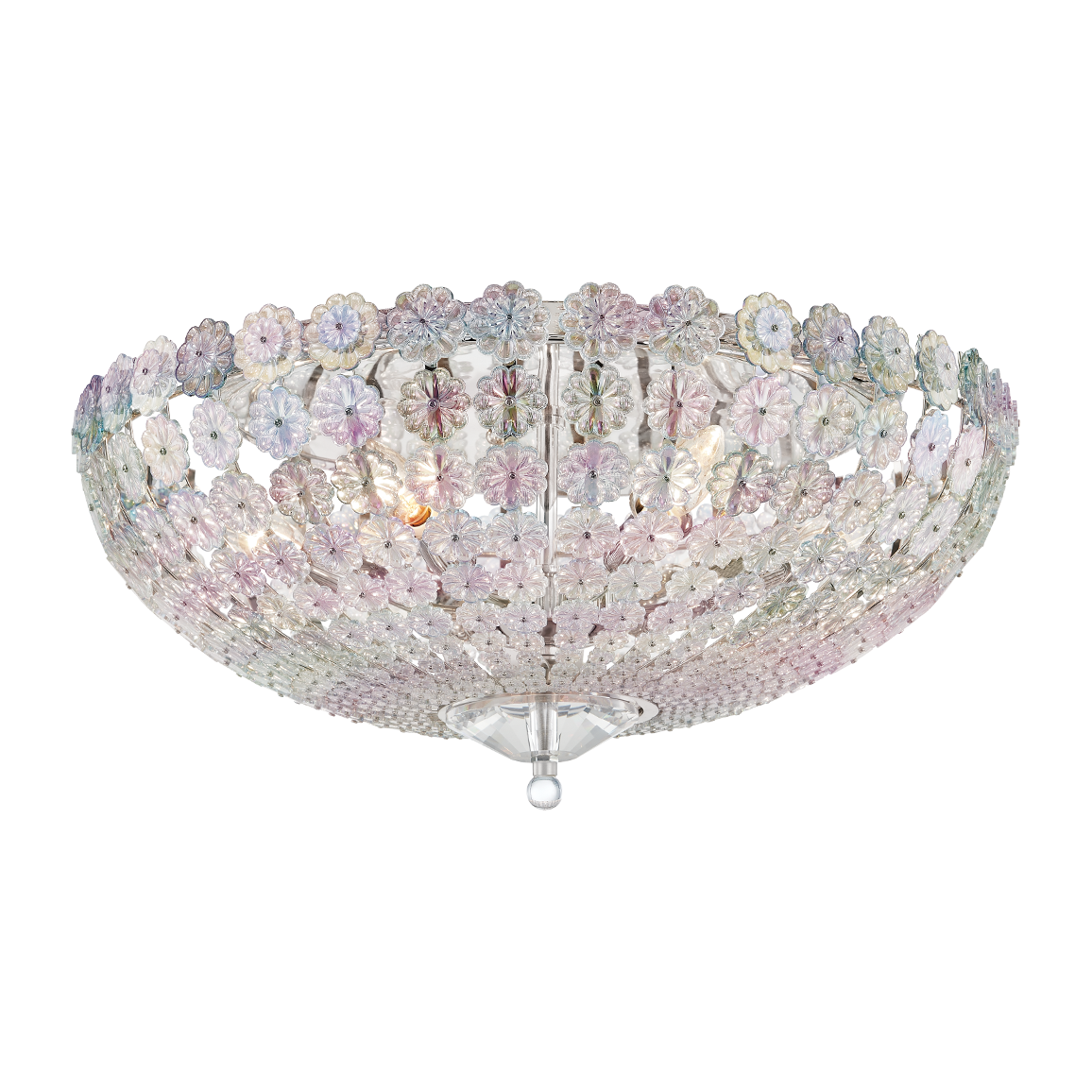 Hudson Valley Lighting Floral Park 6 Light 21 inch Semi Flush Ceiling Light