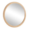 Chelsea House Dunmore Round Wicker Mirror
