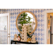 Chelsea House Dunmore Round Wicker Mirror