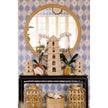 Chelsea House Dunmore Round Wicker Mirror