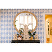 Chelsea House Dunmore Round Wicker Mirror