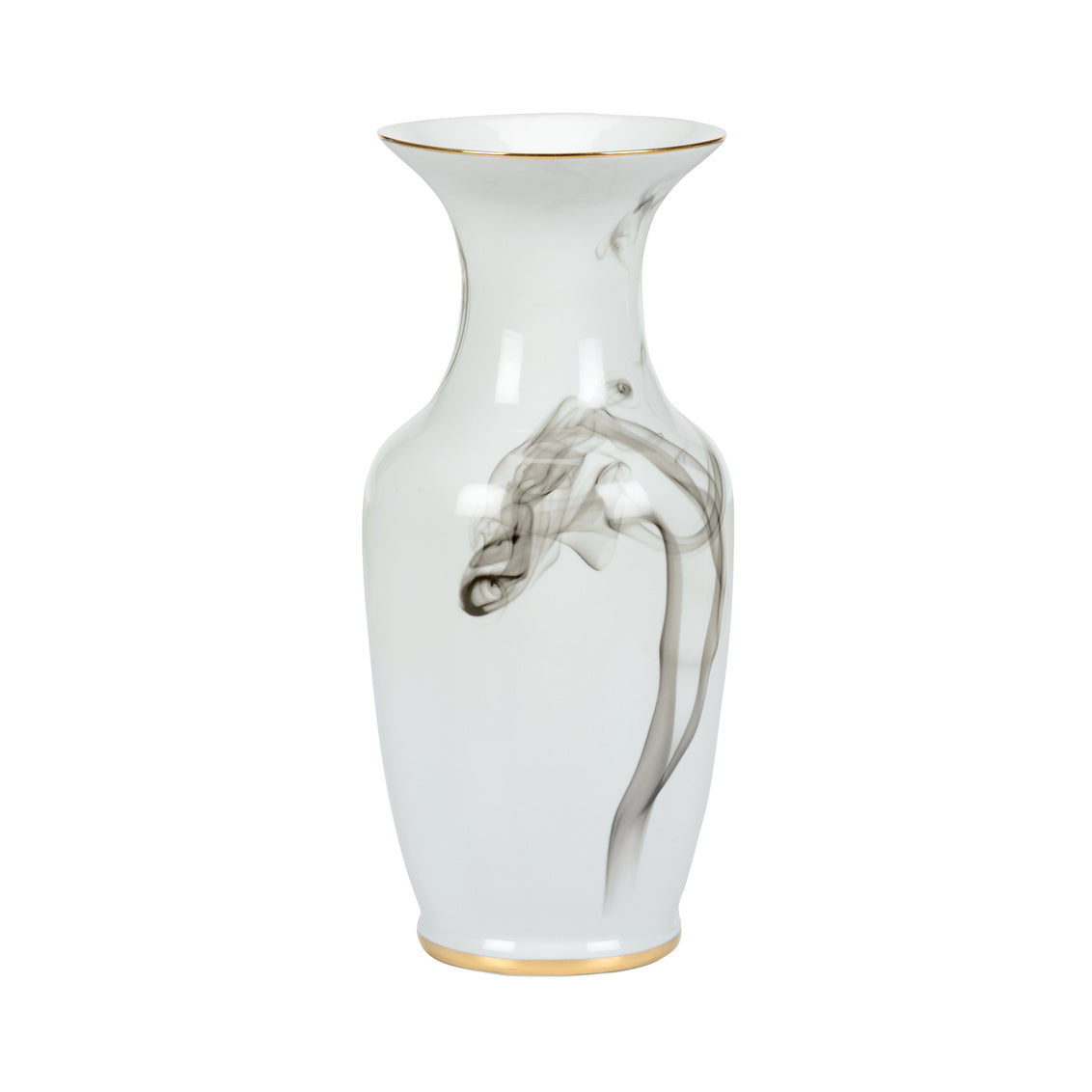 Wildwood White Cinder And Smoke Vase