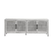 Bassett Mirror Pentak White Four Door Cabinet