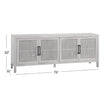 Bassett Mirror Pentak White Four Door Cabinet