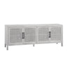 Bassett Mirror Pentak White Four Door Cabinet