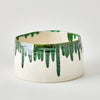 Global Views Emerald Dripping Charger Bowl