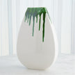 Global Views Emerald Giant Teardrop Vase