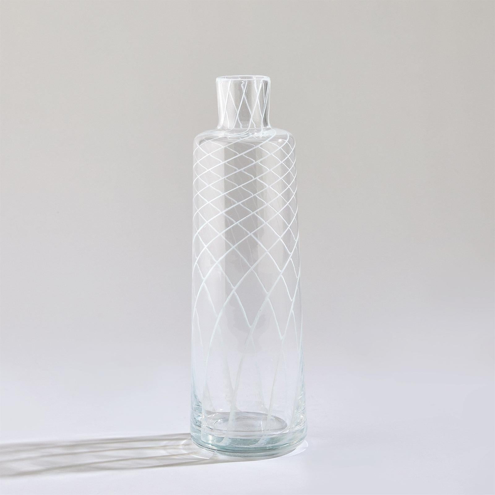 Global Views Swirl Decanter Milk