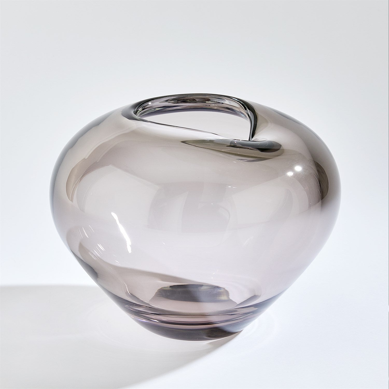 Global Views Grey Undulating Vase