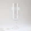 Global Views Etched Greek Key Vase Hurricane Clearance