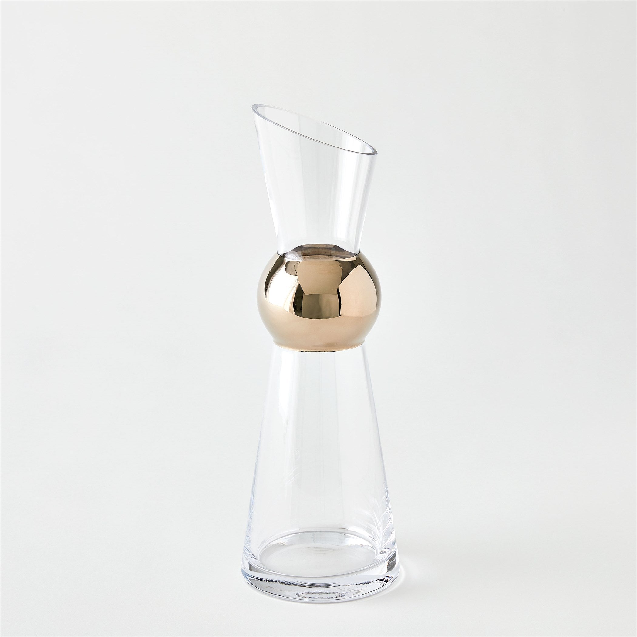 Global Views Metallic Orb Carafe Platinum