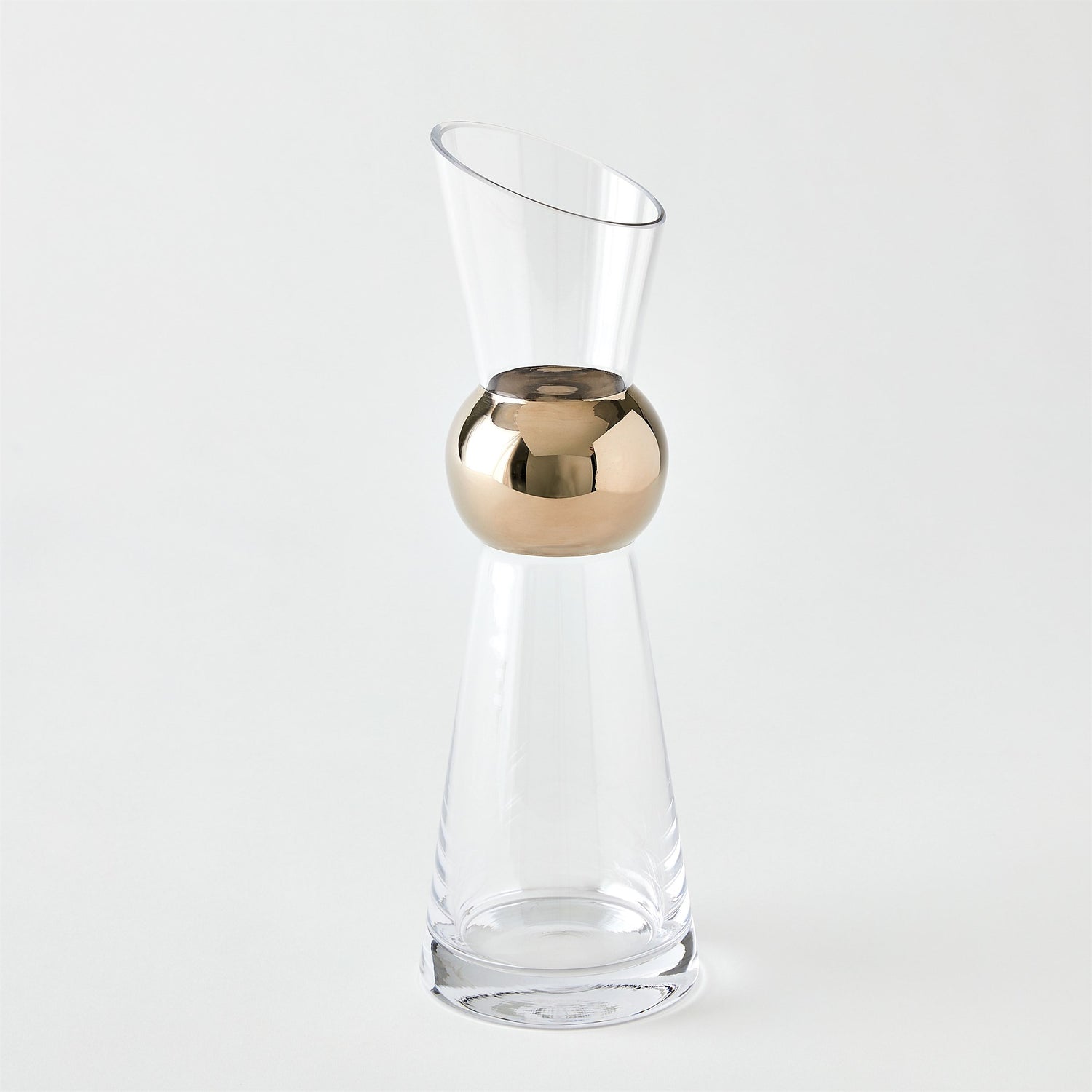 Global Views Metallic Orb Carafe Platinum