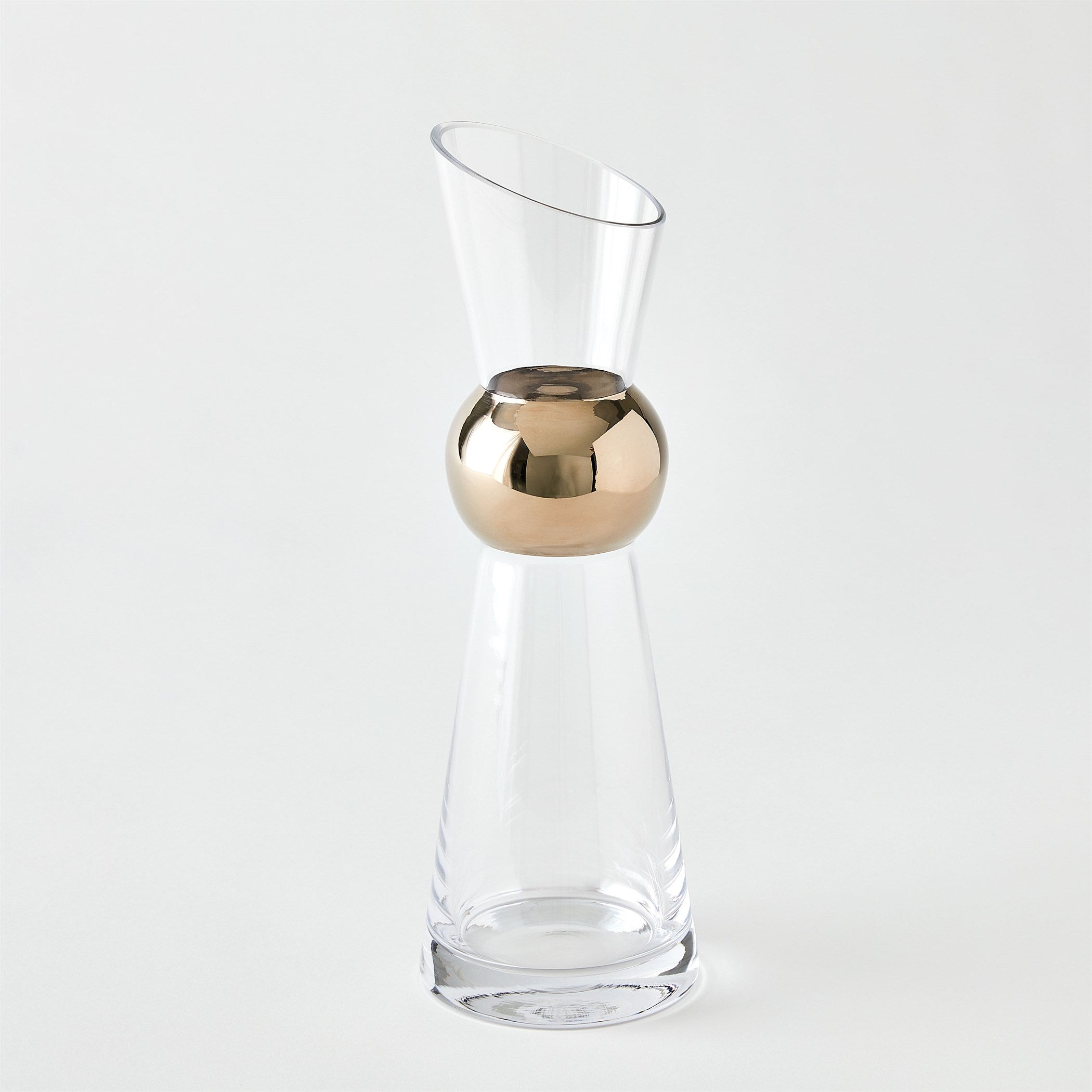 Global Views Metallic Orb Carafe Platinum