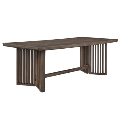 Magnussen Home Kavanaugh Weathered Kona Brown Rectangular Dining Table