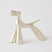 Global Views Silver Leaf Show Dog Sculpture