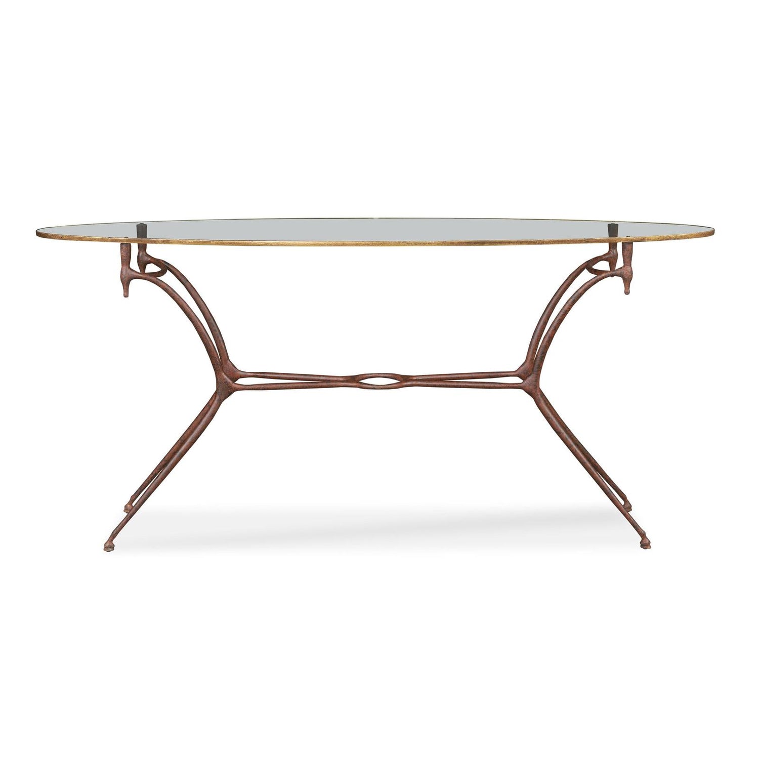 Maitland Smith 1940S French Long Oval Console Table