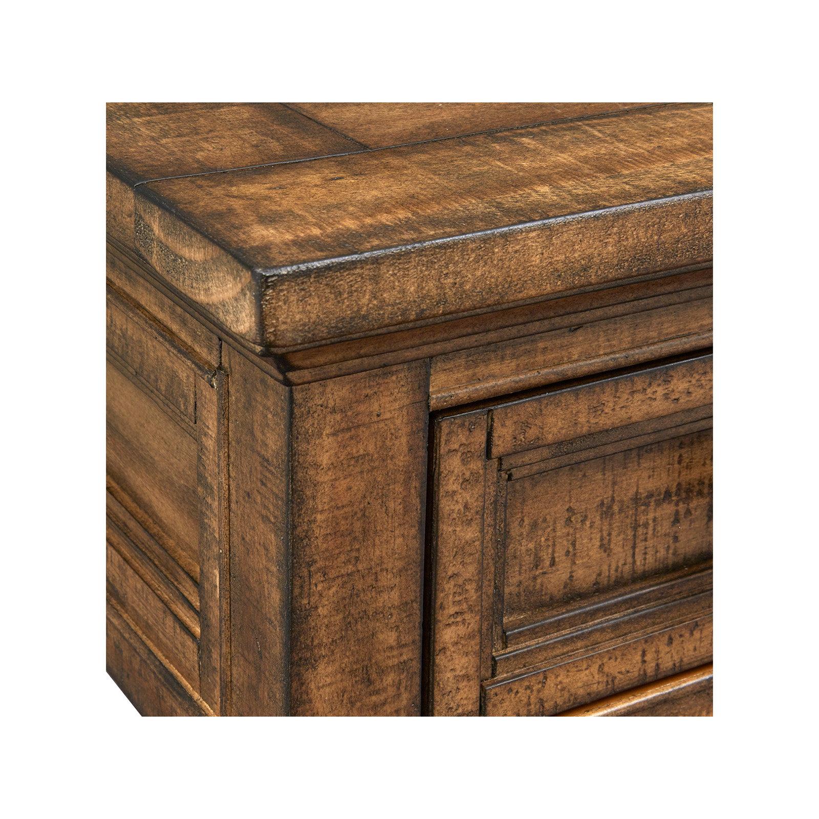Magnussen Home Bay Creek Toasted Nutmeg Rectangular Sofa Table