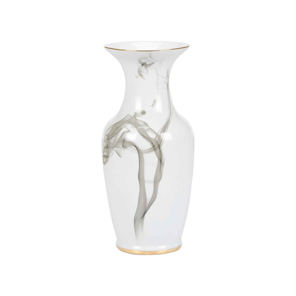 Wildwood White Cinder And Smoke Vase
