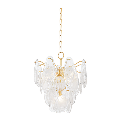 Hudson Valley Lighting Darcia 5 Light 18 inch Aged Brass Chandelier Ceiling Light