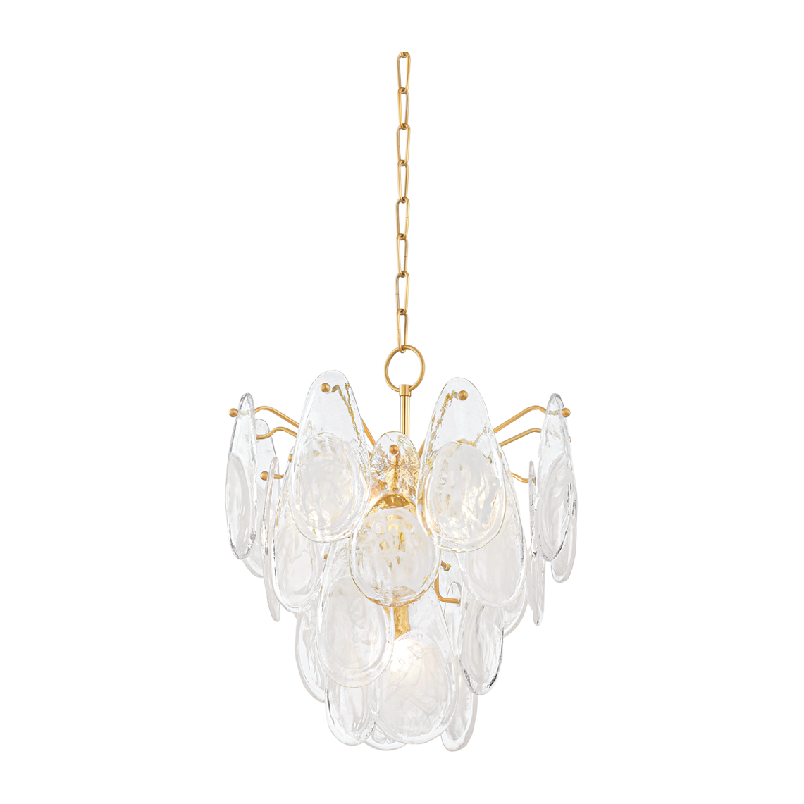 Hudson Valley Lighting Darcia 5 Light 18 inch Aged Brass Chandelier Ceiling Light