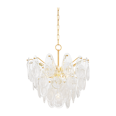 Hudson Valley Lighting Darcia 7 Light 24 inch Aged Brass Chandelier Ceiling Light