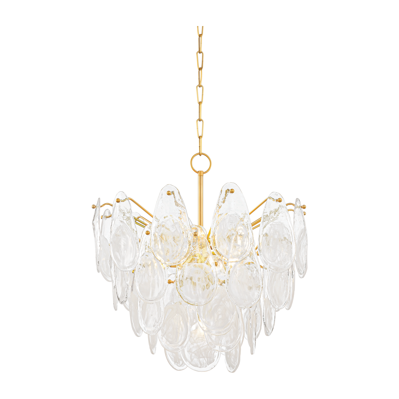 Hudson Valley Lighting Darcia 7 Light 24 inch Aged Brass Chandelier Ceiling Light