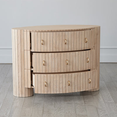Global Views Luna Natural Oak Chest by Ashley Childers
