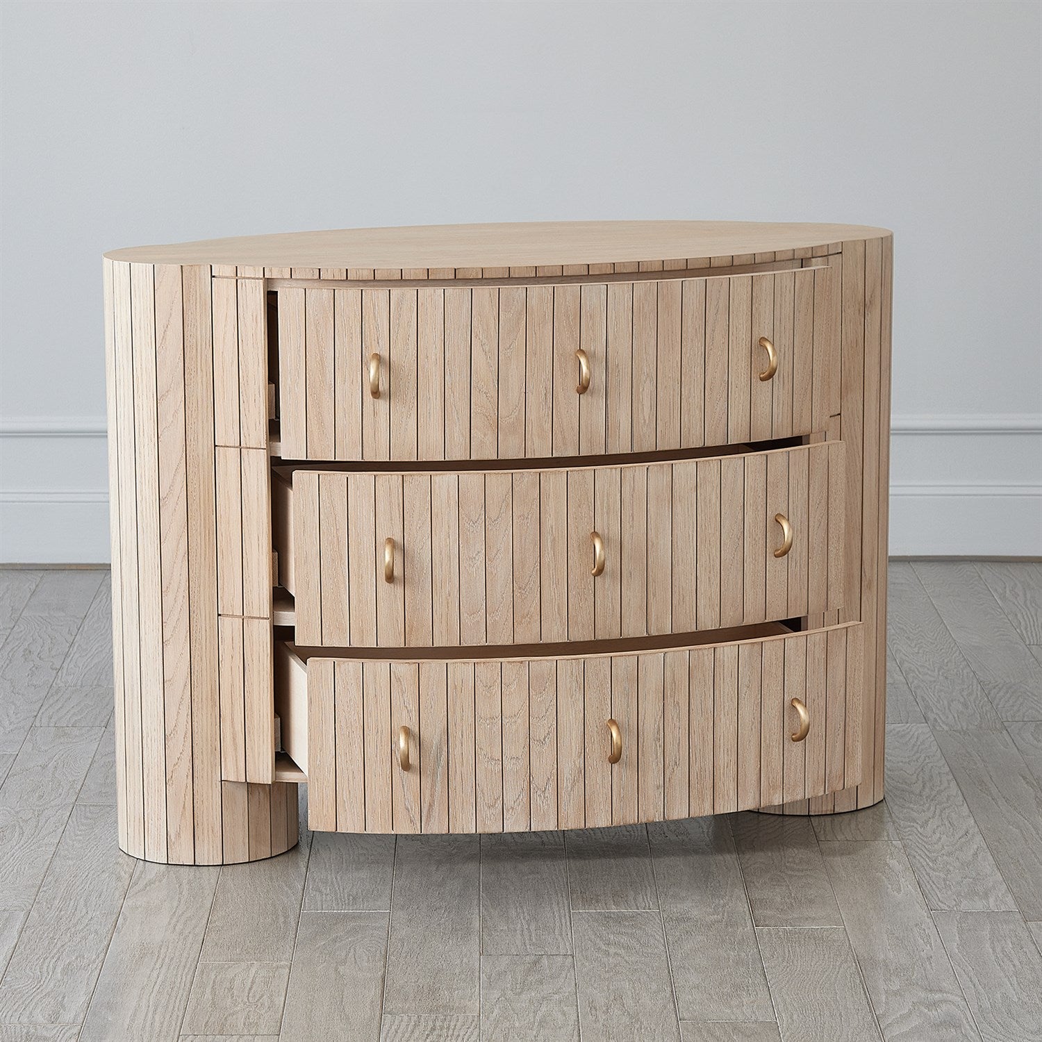 Global Views Luna Natural Oak Chest by Ashley Childers