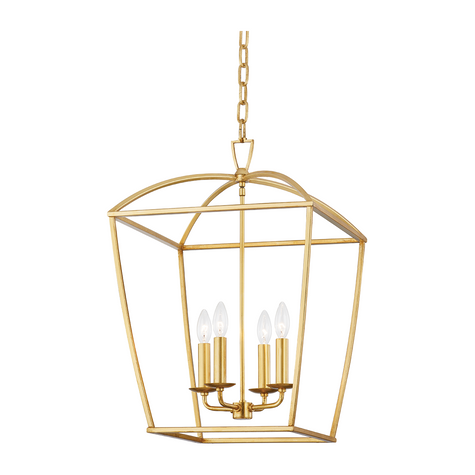 Hudson Valley Lighting Bryant 4 Light 17 inch Lantern Ceiling Light