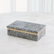 Global Views Black White Terrazzo Box